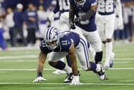 Micah Parsons after a defensive stop vs Los Angeles Rams